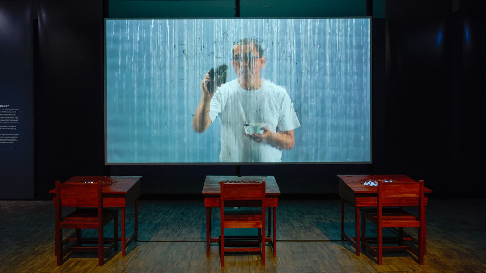 FX Harsono: Writing in the Rain